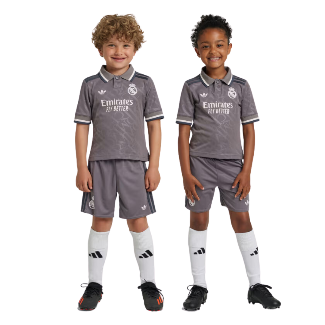 Children's Set Real Madrid II 24/25 - Gray