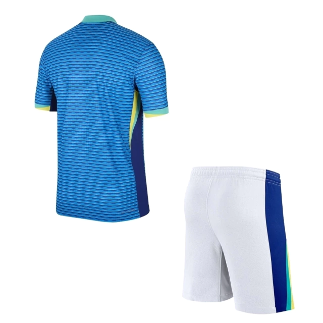 Children's Set Brasil Away 2024 - Blue